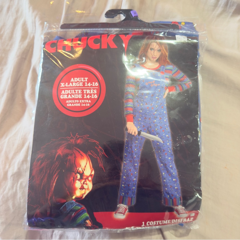 Chucky Adult Costume - Blue and Red